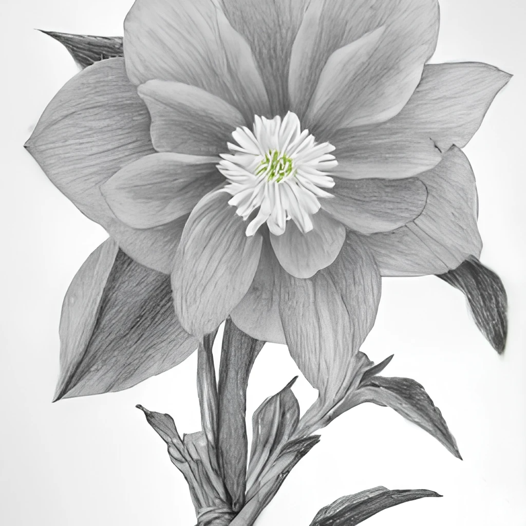 Helleborus Double Ellen White