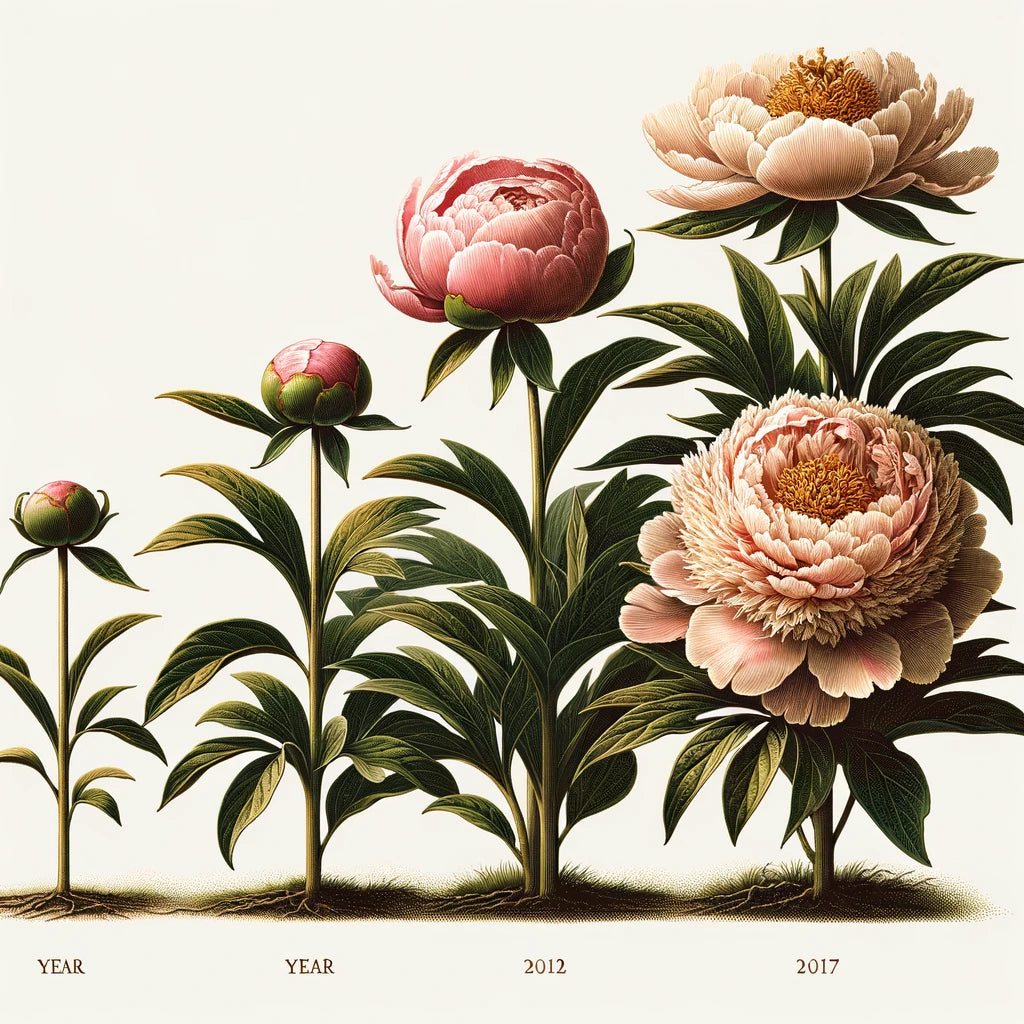The Blossoming Path: Nurturing Your Bare Root Peonies to Full Bloom